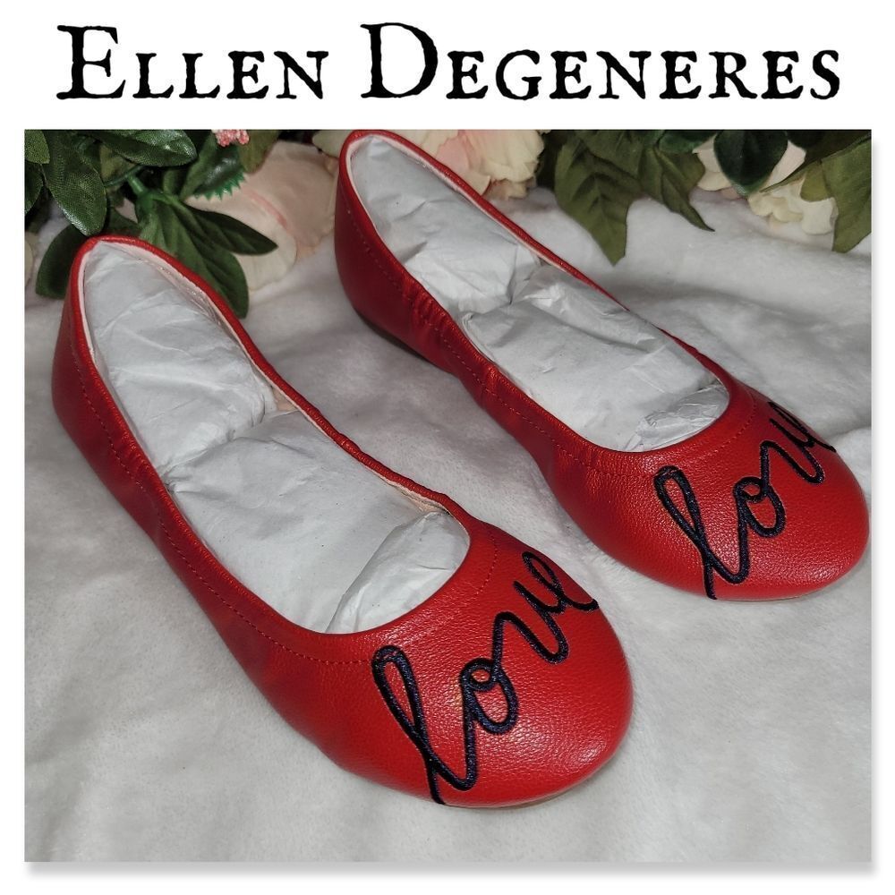 Ellen Degeneres Red Kids Shoes